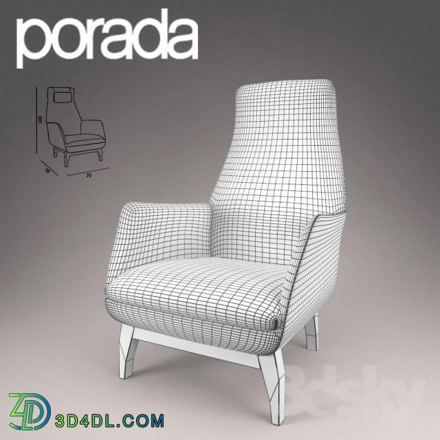 Arm chair - Porada Daisy