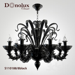 Ceiling light - Chandelier Donolux S110188 _ 8black 
