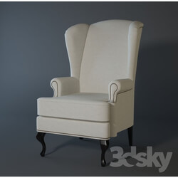 Arm chair - The English armchair with ears 