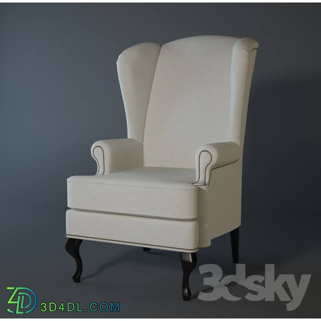 Arm chair - The English armchair with ears