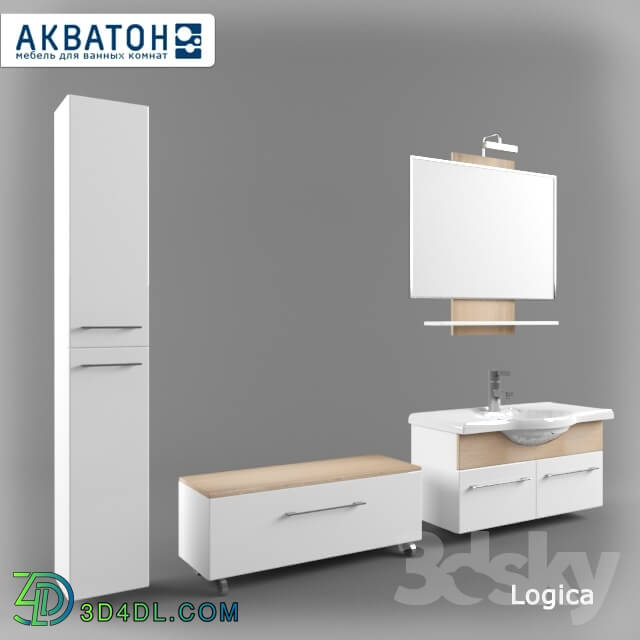 Bathroom furniture - Aquaton _Logica_ -90