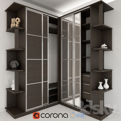 Wardrobe _ Display cabinets - Corner sliding wardrobe 