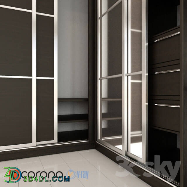 Wardrobe _ Display cabinets - Corner sliding wardrobe