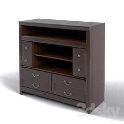 Sideboard _ Chest of drawer - Quinden Media Chest wFireplace Option 