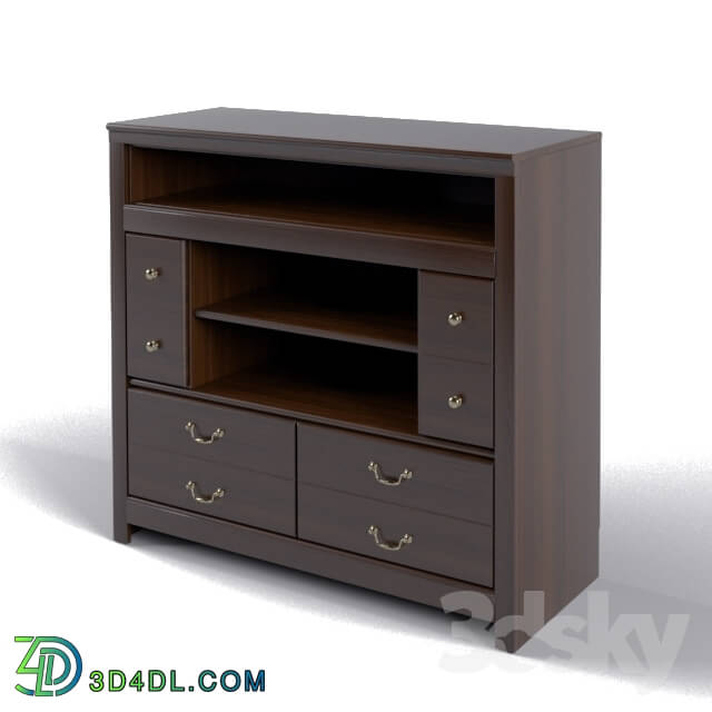 Sideboard _ Chest of drawer - Quinden Media Chest wFireplace Option