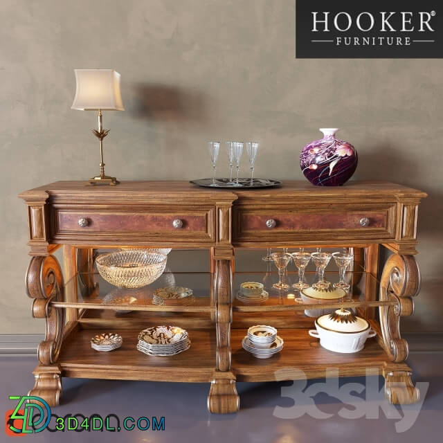 Sideboard _ Chest of drawer - Mirrored_Back_Console_Table