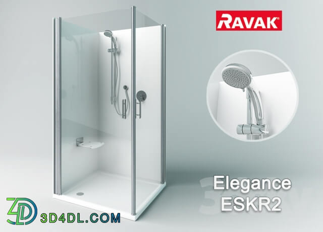 Shower - Ravak Elegance ESKR2