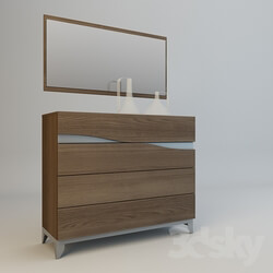 Sideboard _ Chest of drawer - Chest _amp_ Mirror_02 