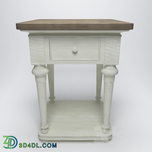 Sideboard _ Chest of drawer - Bedside table with shelf H60