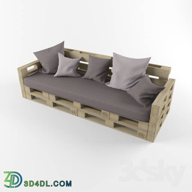 Sofa - Sofa of pallets _ pallet