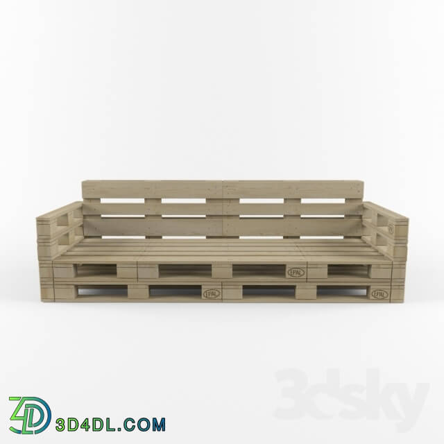 Sofa - Sofa of pallets _ pallet