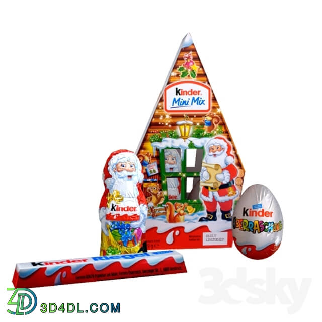 Food and drinks - Kinder christmas chocolate pack