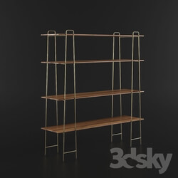 Other - Plank Shelf Kiaat with Antique Copper 