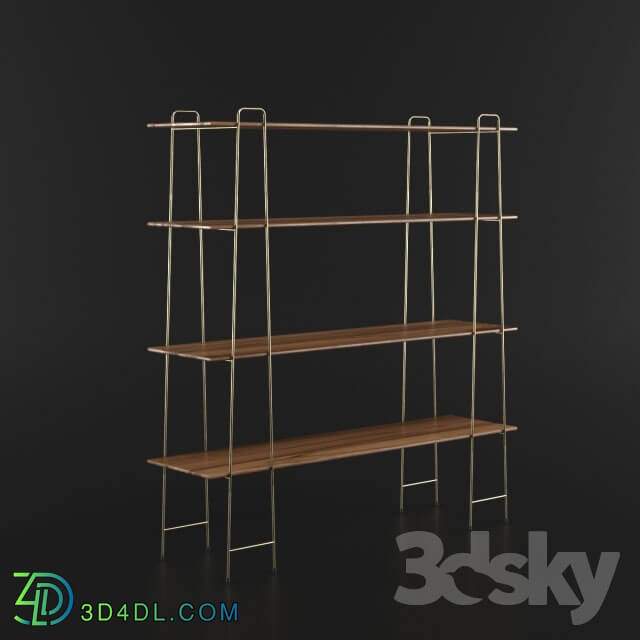 Other - Plank Shelf Kiaat with Antique Copper