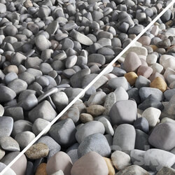 Other architectural elements - Pebble color road 