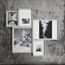 Frame - Set of b _ w photos 