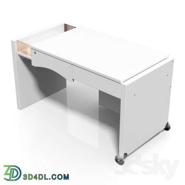 Table - TATOO desk sliding shutters 1 drawer