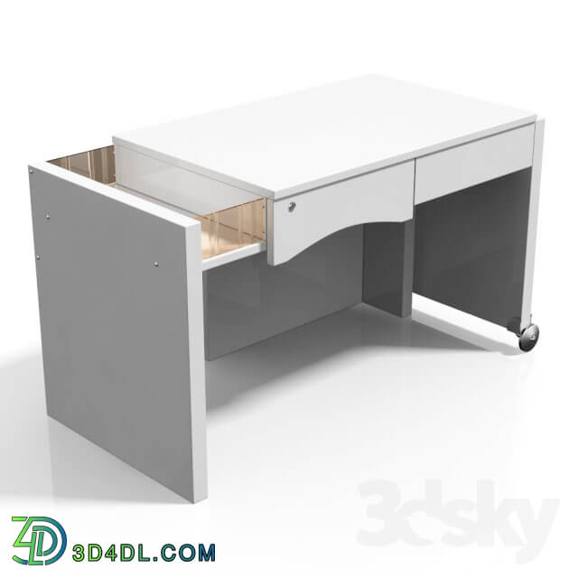 Table - TATOO desk sliding shutters 1 drawer