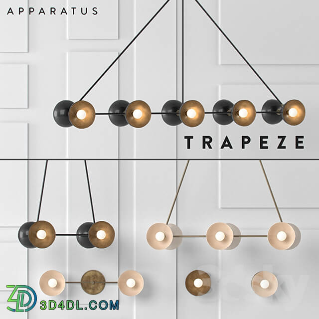 Ceiling light - Apparatus Trapeze Set