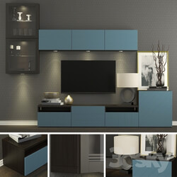 Other - TV cabinet Ikea Besto _ Besta Hallstavik _dark blue_. 