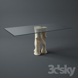 Table - Glass dining table 