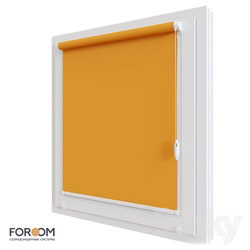 Curtain - INTEGRA SLIM roller blinds for installation on sash windows 