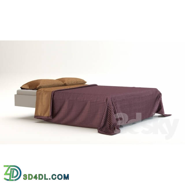 Bed - Bedspread and pillows _max purple_