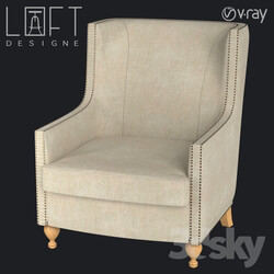 Arm chair - Armchair LoftDesigne 1658 model 