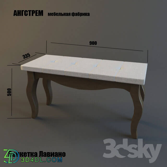 Other soft seating - Bench Angstroms