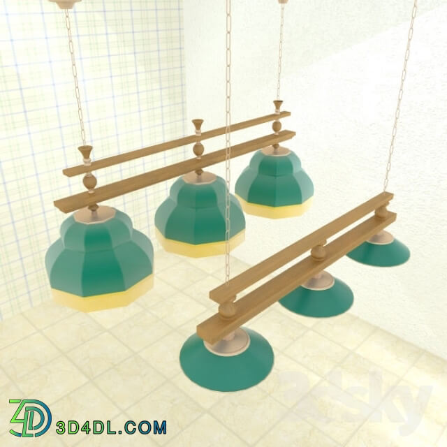 Billiards - 2 Billiard Lamp