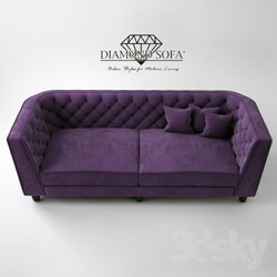 Sofa - Diamond Sofa - Bellini Button 