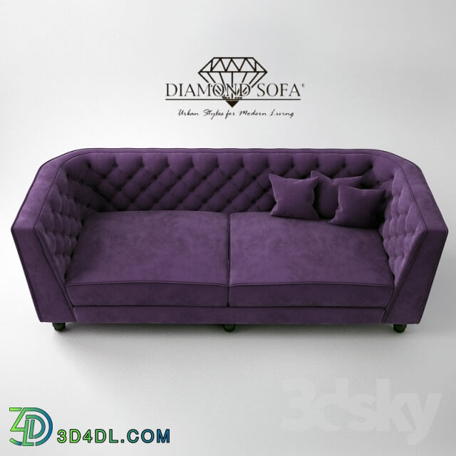 Sofa - Diamond Sofa - Bellini Button