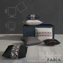 Pillows - Set of cushions in ethnic style 