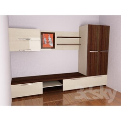Wardrobe _ Display cabinets - Wall 3000h600h2000 