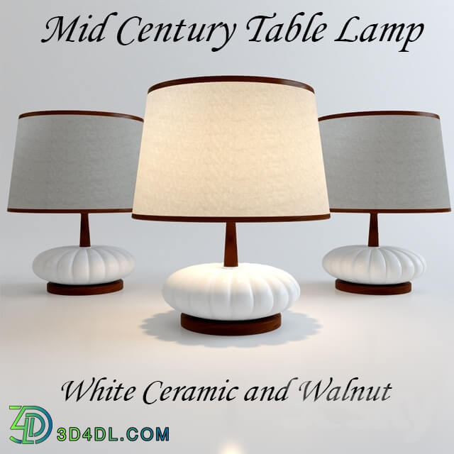 Table lamp - Mid Century Modern Table Lamp