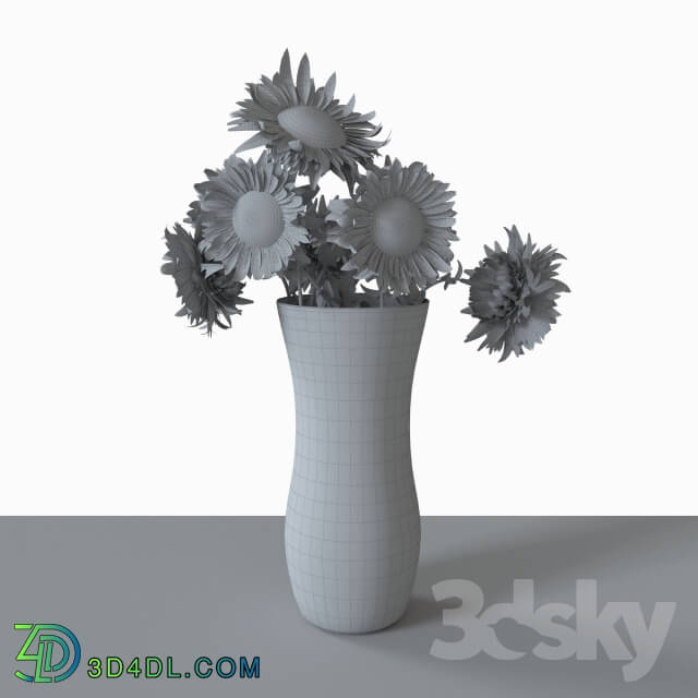 Plant - Sunflowers in a vase
