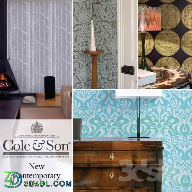 Wall covering - Wallpaper Cole _amp_ Son_ a collection of New contemporary two. Part 2
