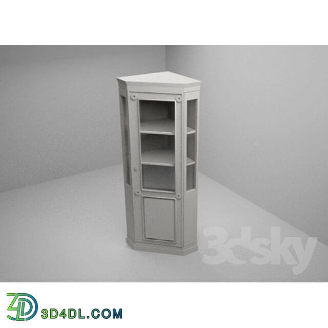Wardrobe _ Display cabinets - Corner showcase