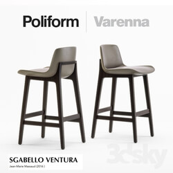 Chair - POLIFORM SGABELLO VENTURA 