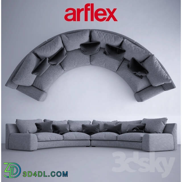 Sofa - Semicircular sofa Arflex Ben-Ben