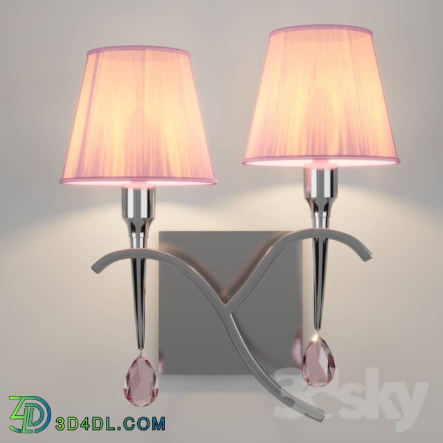 Wall light - Wall lamps Viena 0347 and 0348 pink