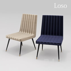 Chair - Loso Chair yellow _ blue 