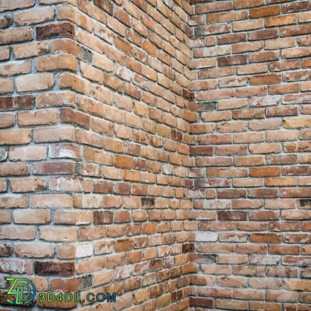Stone - Brick wall with corners