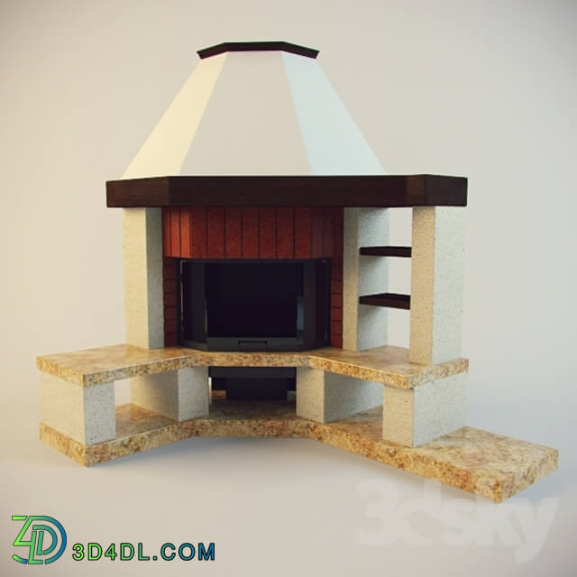 Fireplace - Fireplace with furnace Tekno 3