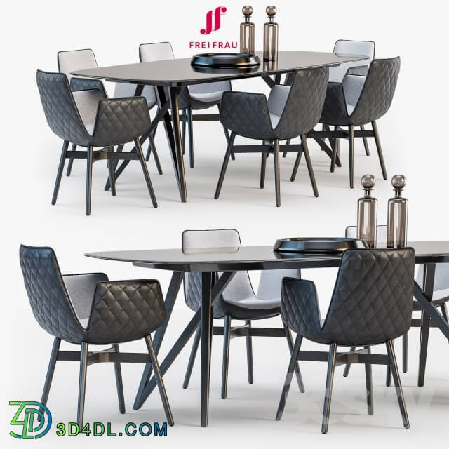 Table _ Chair - Freifrau Dining set_02