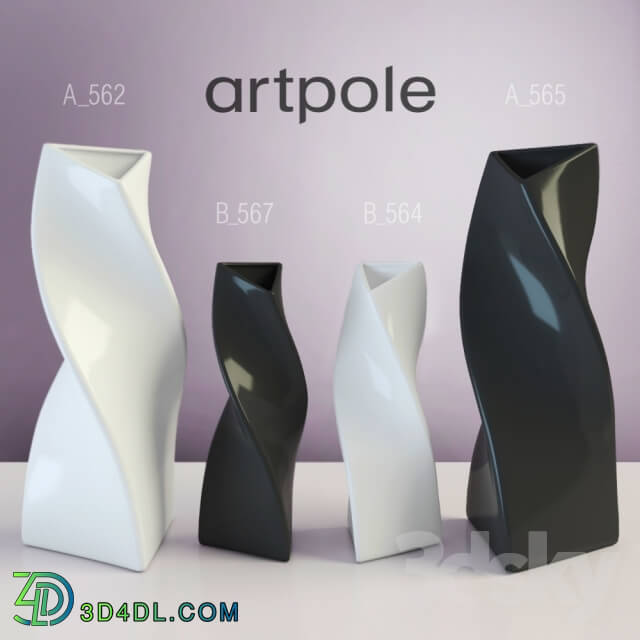 Vase - Artpole. Set designer vases 017