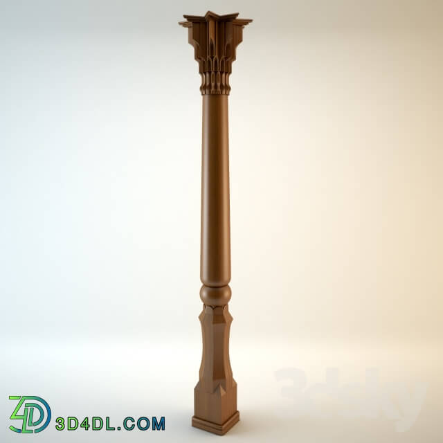 Decorative plaster - Uzbek-column Ganj