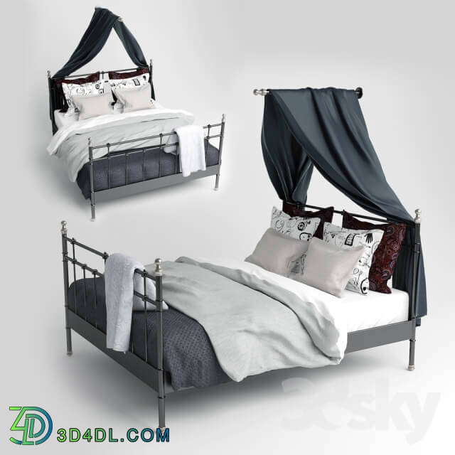 Bed - IKEA SVELVIK _bed _ canopy_