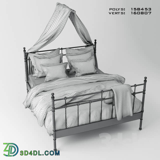 Bed - IKEA SVELVIK _bed _ canopy_