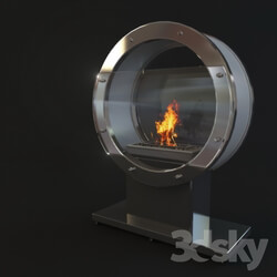 Fireplace - Biokamin Planika Digifire Orbiter 